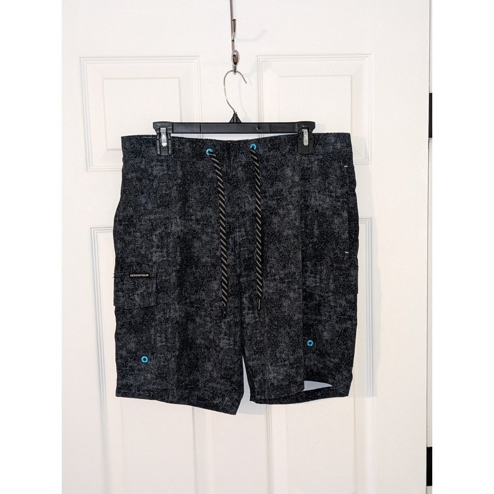 ZeroXposur Swim Trunks UPF 50+ Stretch Fabric Comfort Liner Medium NWT